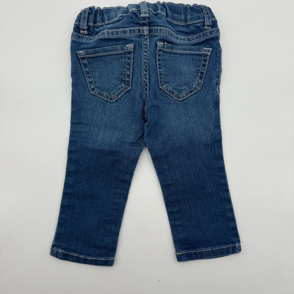 The Children's Place Skinny Jeans Toddler Girls Size 12-18 M‎ Medium Wash Denim
